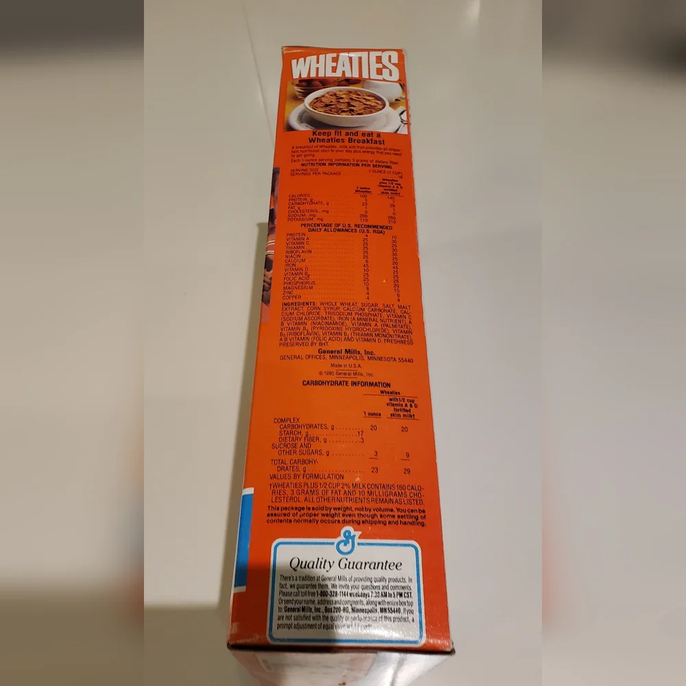 Wheaties Cereal Box 1991 MICHAEL JORDAN Sealed RARE COLLECTORS VINTAGE NEW Retro - Picture 8 of 8